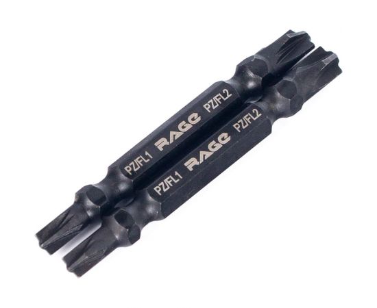 Биты магнитные двухсторонние S2 PZ/FL1 x PZ/FL2, 65 мм, 2 шт rage by VIRA 554140 