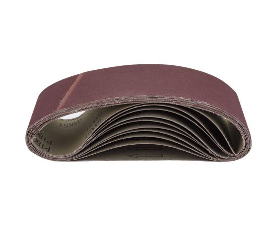 Шлифовальные ленты ЛБ 75х533 мм, А180, 14А, 10 шт. Tsunami D76107553314180 