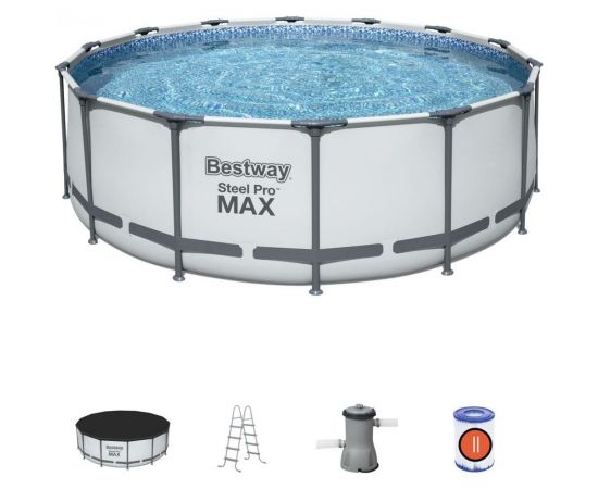 Каркасный бассейн Bestway Steel Pro Max 427х122см 5612X BW 008920 – изображение 2