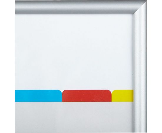 Настенная рамка Attache алюминиевый багет, серебро, А3 130847 – изображение 2