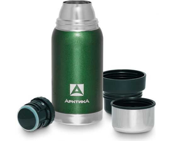 Термос Арктика 0.5л, с молотковой эмалью, зеленый 106-500-GN – изображение 2