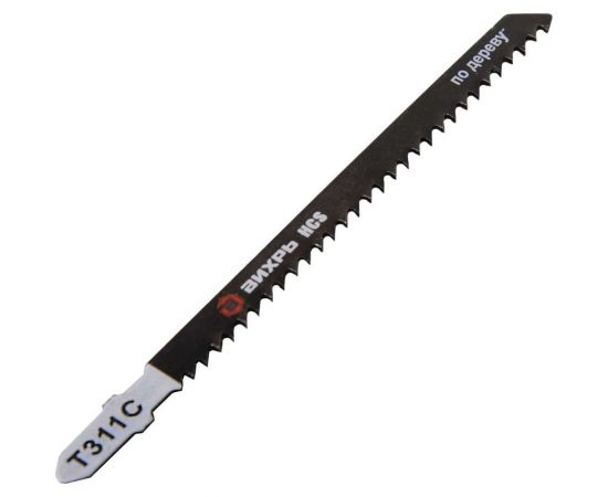 Пилки для лобзика Т311C по дереву, грубый рез 116х100 мм, 2 шт. Вихрь 73/10/5/6 – изображение 2