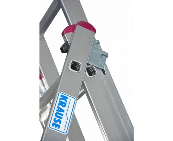 Универсальная трехсекционная лестница Krause CORDA 3x10 ступеней 010407 – изображение 2