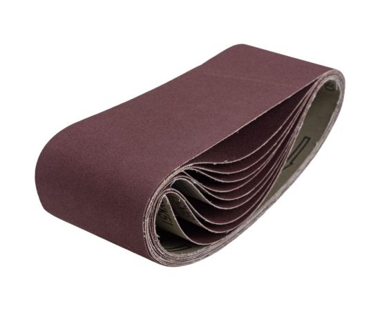 Шлифовальные ленты ЛБ 75х533 мм, А180, 14А, 10 шт. Tsunami D76107553314180 – изображение 2