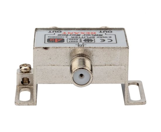 Антенный делитель REXANT f-типа на 2 tv + f-разъемы, 5-1000 мгц 06-0045-B – изображение 3