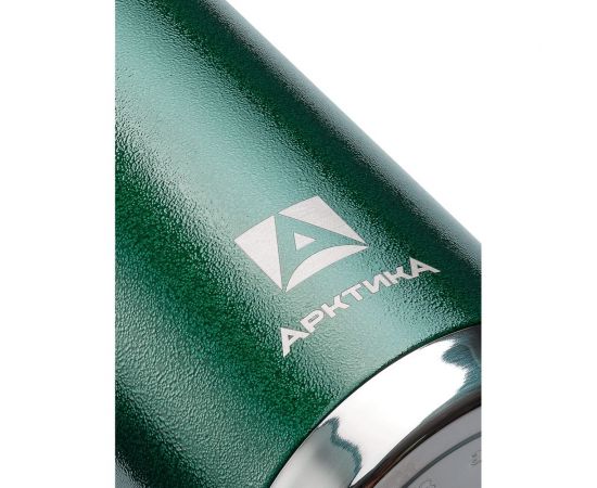 Термос Арктика 0.5л, с молотковой эмалью, зеленый 106-500-GN – изображение 3