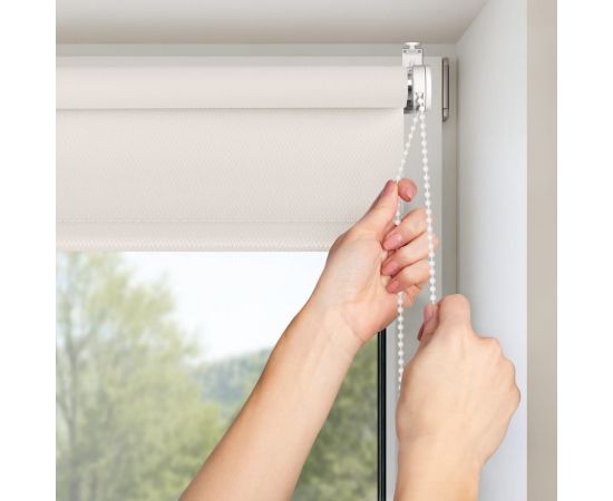 Рулонная штора PRAKTO BLACKOUT 40х160см Dublin белый 7799606 – изображение 3