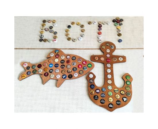 Копилка для пивных крышек PREZENT Якорь, 28x42x0,6 см КОП-004 – изображение 4