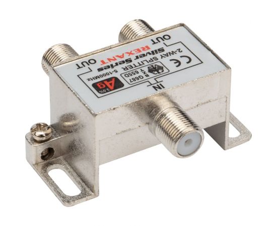 Антенный делитель REXANT f-типа на 2 tv + f-разъемы, 5-1000 мгц 06-0045-B – изображение 5