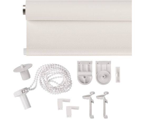 Рулонная штора PRAKTO BLACKOUT 40х160см Dublin белый 7799606 – изображение 5