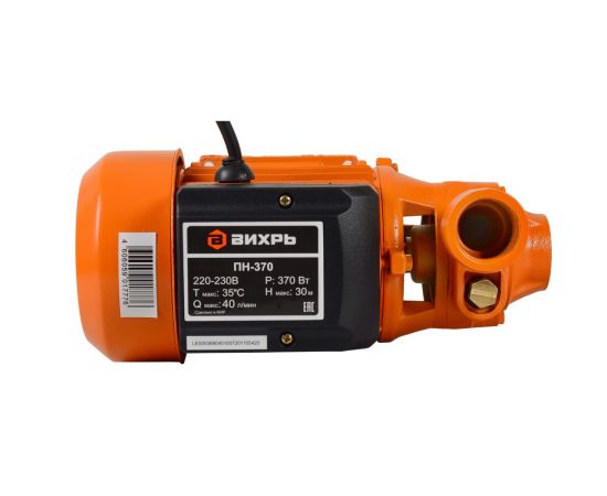 Самовсасывающий насос Вихрь ПН-370 68/4/1 – изображение 5
