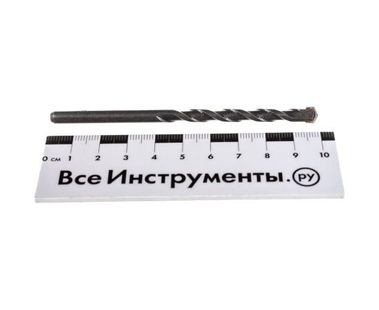 Сверло по бетону 6x100, цилиндрический хвостовик, 1 шт. в блистере Вихрь 73/10/6/15 – изображение 6