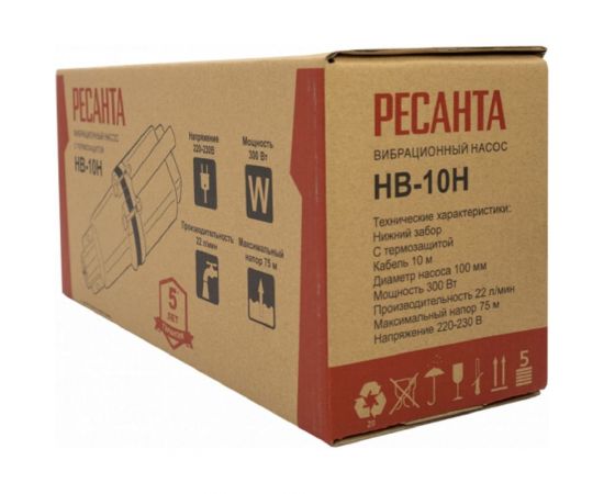 Вибрационный насос Ресанта НВ-10Н 77/8/2 – изображение 6