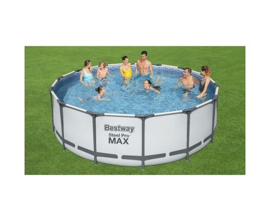 Каркасный бассейн Bestway Steel Pro Max 427х122см 5612X BW 008920 – изображение 7