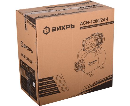 Автоматическая станция водоснабжения Вихрь АСВ-1200/24Н 68/1/6 – изображение 7