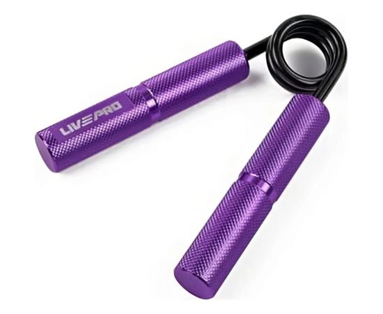 Эспандер LIVEPRO Aluminum Handle Grip, сопротивление 27, 2 кг, вес 185 г, диаметр пружины 5, 5 мм, фиолетовый NL LP8285-60 00-00-00 