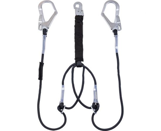 Двойной огнеупорный строп Alpsafe, регулируемый, с амортизатором AKN31F 