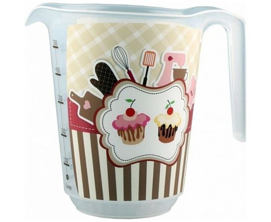 Емкость Phibo с декором, мерная 0,65л Бесцветный 431264301 