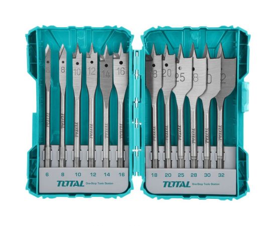 Набор перовых сверл по дереву 12 шт TOTAL TACSDL1201 