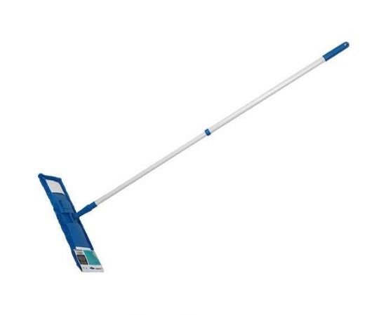 Швабра для пола PERFECTO LINEA с насадкой из микрофибры, синяя 43-392012 