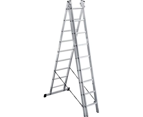 Алюминиевая 3-секционная лестница UFUK 3х9 ступеней 411309 – изображение 2