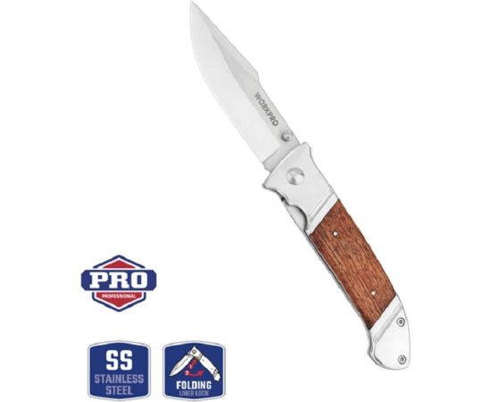 Складной нож WORKPRO 140 мм WP381003 – изображение 2