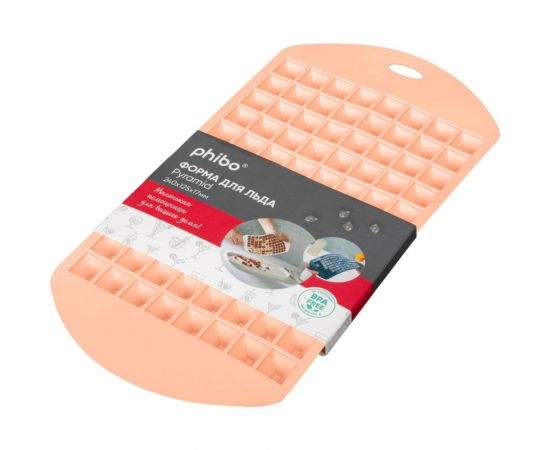 Форма для льда Phibo Pyramid 240x125x17 мм бежевый 411114607 – изображение 2