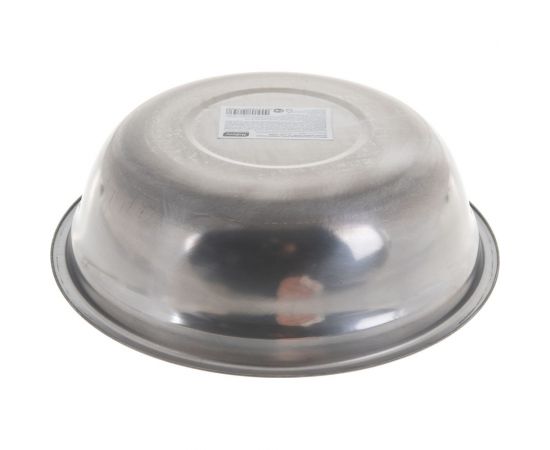 Миска Mallony Bowl-25 2.3 л, с расширенными краями, из нержавеющей стали, зеркальная полировка, д. 25 см 003275 – изображение 2