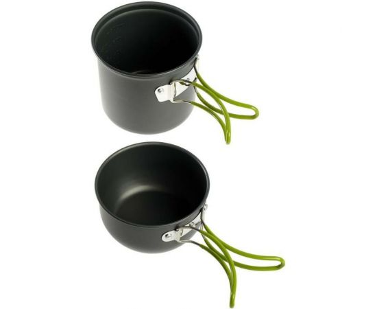 Туристический набор посуды + газовая плита, губка-люфа Maclay 4280850 – изображение 2