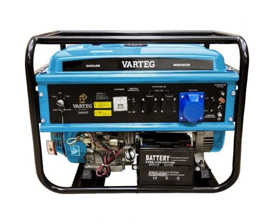 Бензиновый генератор VARTEG G6500 E 5821 – изображение 2