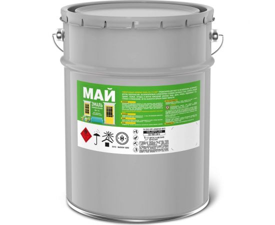 Эмаль МАЙ ПФ-115 синяя, ведро 23 кг 211071 – изображение 2