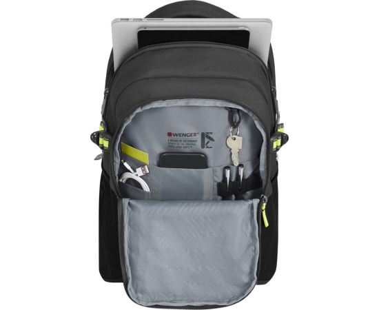 Рюкзак Wenger NEXT Ryde 16"", антрацит/черный, переработанный ПЭТ/Полиэстер, 32x21x47 см, 26 л 611990 – изображение 4