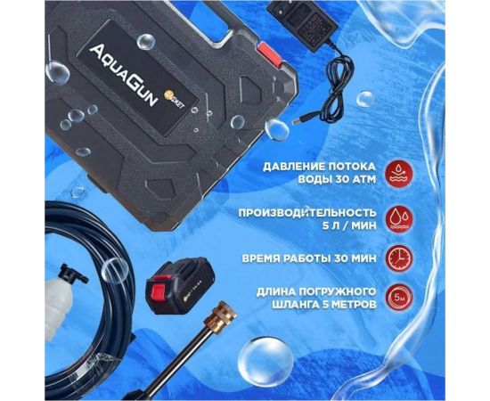 Беспроводная минимойка Даджет kit fb0753 aqua gun 9022 – изображение 7