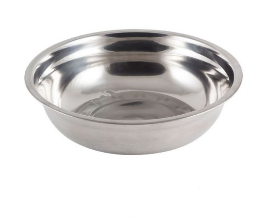 Миска Mallony Bowl-27 2.8 л, с расширенными краями, из нержавеющей стали, зеркальная полировка, д. 27 см 985893 