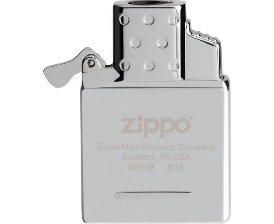 Газовый вставной блок для широкой зажигалки Zippo одинарное пламя, нержавеющая сталь 65826 