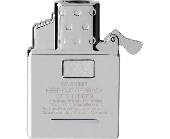 Газовый вставной блок для широкой зажигалки Zippo двойное пламя, нержавеющая сталь 65827 