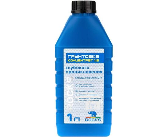 Грунт-концентрат глубокого проникновения ROCKS 1 л 061 