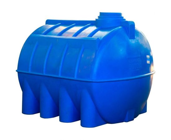 Овально-горизонтальная емкость AQUAPLAST 5000 л, синяя 4630017951970 