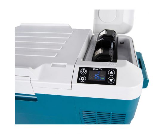 Холодильник с подогревом Makita 20 л, 3 режима питания, без аккумулятора и зарядного устройства DCW180Z – изображение 15