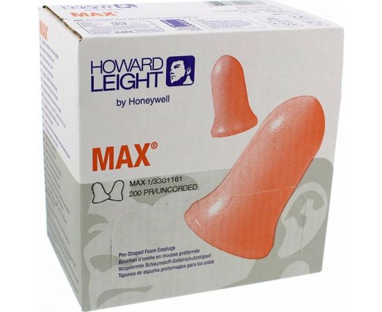 Беруши Honeywell Howard Leight Max без шнурка, 200 пар 3301161 – изображение 2
