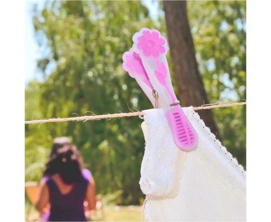 Прищепки для белья PATERRA Цветок, 87x32x23 мм, 12 шт. в упаковке 402-902 – изображение 2