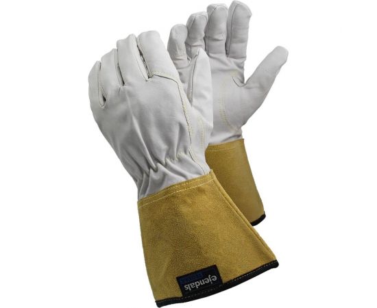 Жаропрочные перчатки для сварочных работ без подкладки TEGERA, размер 11 126a-11 – изображение 2