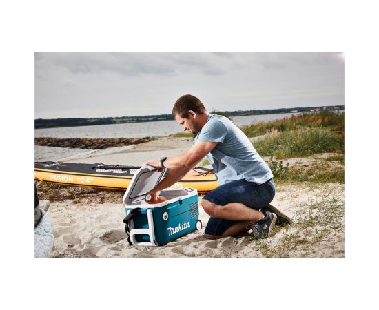 Холодильник с подогревом Makita 20 л, 3 режима питания, без аккумулятора и зарядного устройства DCW180Z – изображение 23