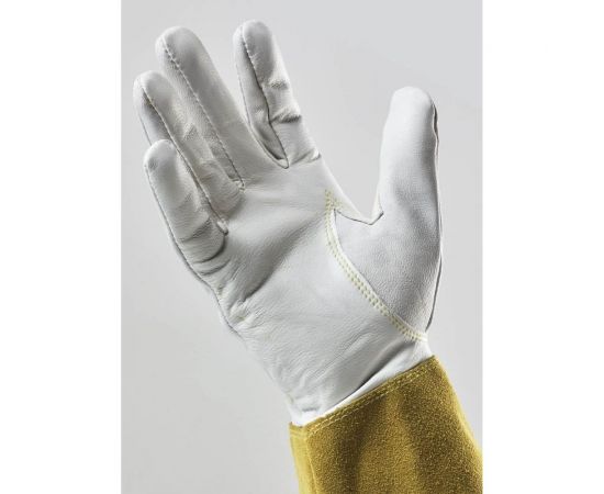 Жаропрочные перчатки для сварочных работ без подкладки TEGERA, размер 11 126a-11 – изображение 3
