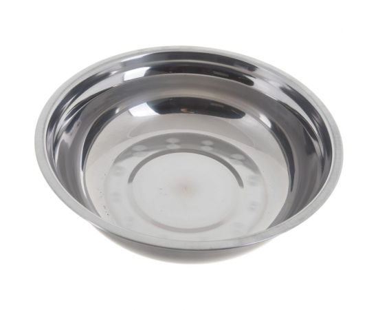 Миска Mallony Bowl-27 2.8 л, с расширенными краями, из нержавеющей стали, зеркальная полировка, д. 27 см 985893 – изображение 3