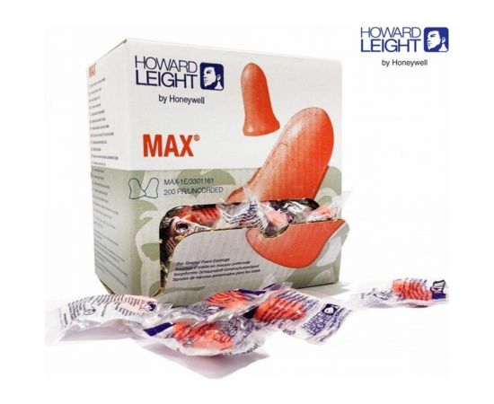 Беруши Honeywell Howard Leight Max без шнурка, 200 пар 3301161 – изображение 3