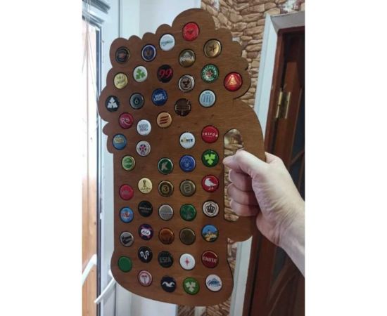 Копилка для пивных крышек PREZENT Кружка, 28x42x0,6 см КОП-003 – изображение 4