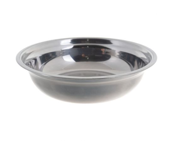 Миска Mallony Bowl-27 2.8 л, с расширенными краями, из нержавеющей стали, зеркальная полировка, д. 27 см 985893 – изображение 4