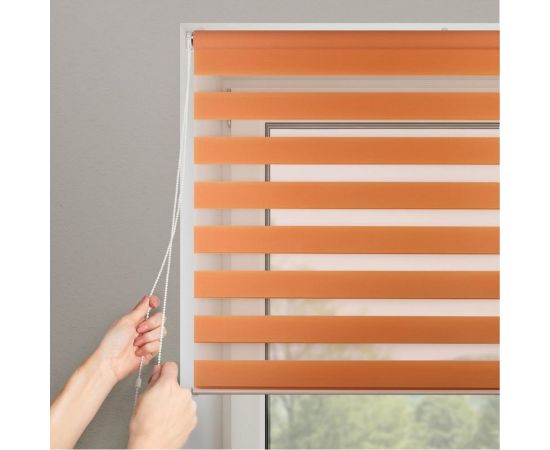 Рулонная штора PRAKTO Day&Night 160х175см персик 59971896 – изображение 4