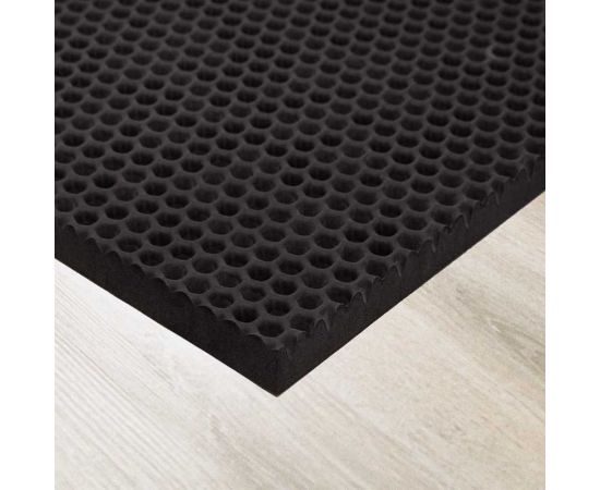 Коврик Pavitec мягкий, универсальный, соты, черный, 64x120 КМУ-С 0640120Ч – изображение 4